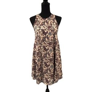 Lush Paisley Swing Dress XS